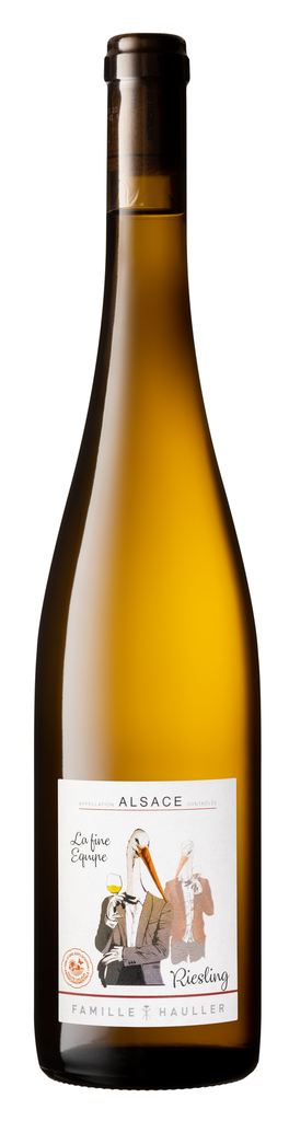 FAMILLE HAULLER La Fine Equipe, 2024 Alsace Riesling AOP Blanc Sec 75 cl