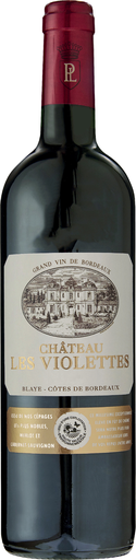 [3553271518073] CHÂTEAU LES VIOLETTES Blaye Côtes de Bordeaux AOP Tinto 75 cl