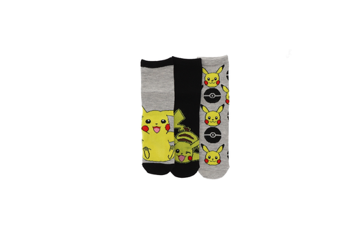 [3553561241148] POKÉMON 3 pares de calcetines Bebé Pikachu
