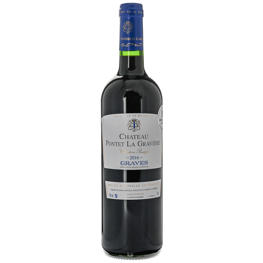 [3557540000870] CHÂTEAU PONTET LA GRAVIÈRE Collection Prestige 2016 Graves AOP Tinto 75 cl