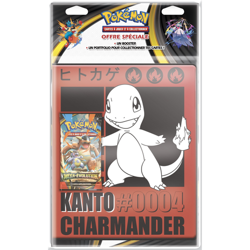 [3558380124511] POKEMON Portfolio de coleção preto, lote de 2