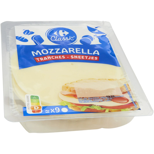 [3560070168538] CARREFOUR CLASSIC Mozzarella Slices 200 g