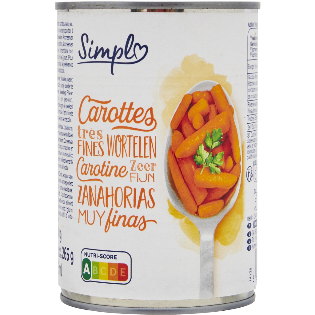 SIMPL Very Fine Carrots 400 g