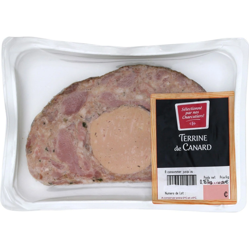 [3560070746347] CARREFOUR Pâté de Canard 180 g