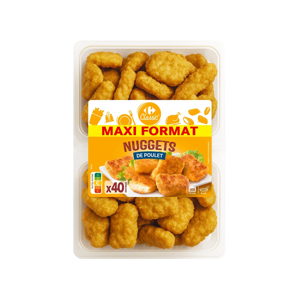 CARREFOUR CLASSIC Nuggets de Pollo 800 g