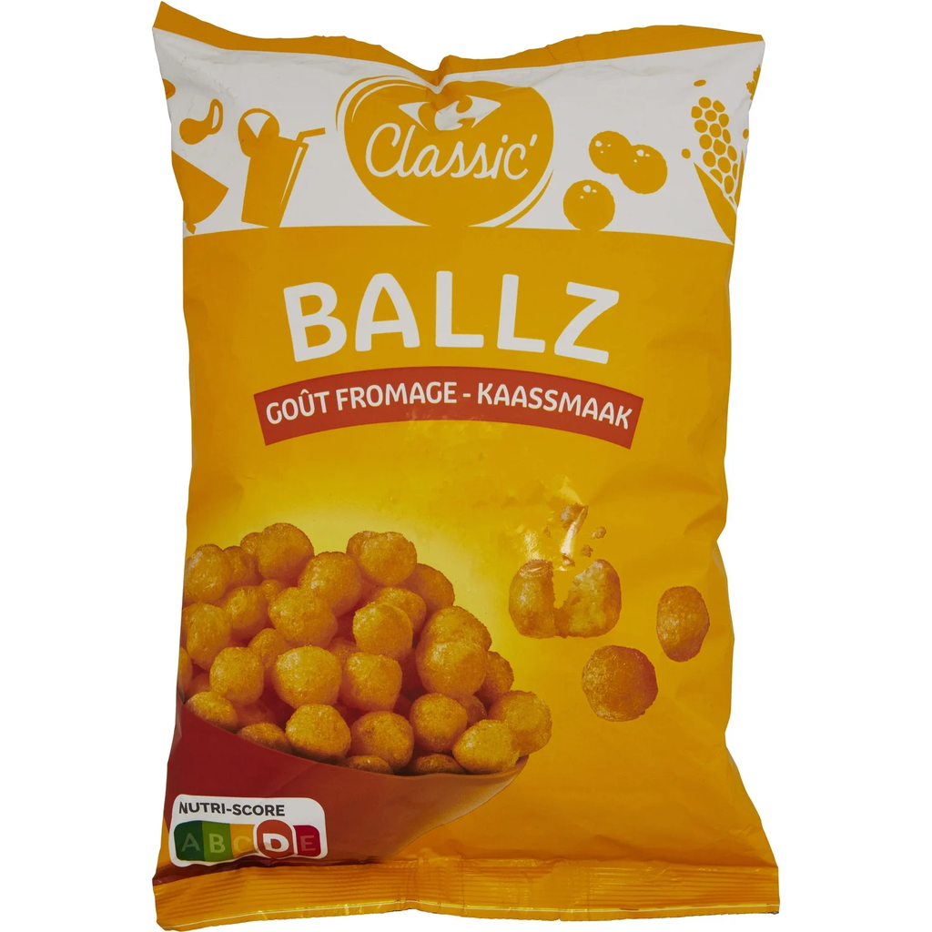CARREFOUR CLASSIC Cheese Ballz snacks 75 g