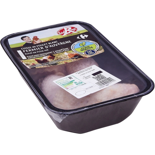 [3560071233907] CARREFOUR Free-Range White Chicken Thighs 2-pack