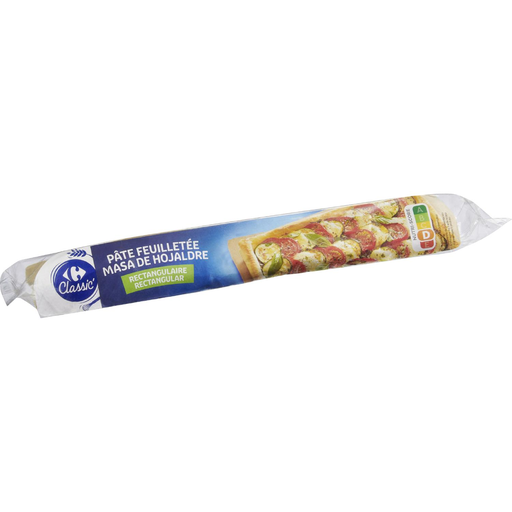 [3560071239077] CARREFOUR CLASSIC Rectangular puff pastry ready to roll 230 g