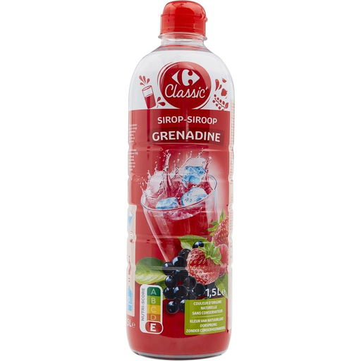 [3560071251109] CARREFOUR CLASSIC Grenadine Syrup 1,5 L