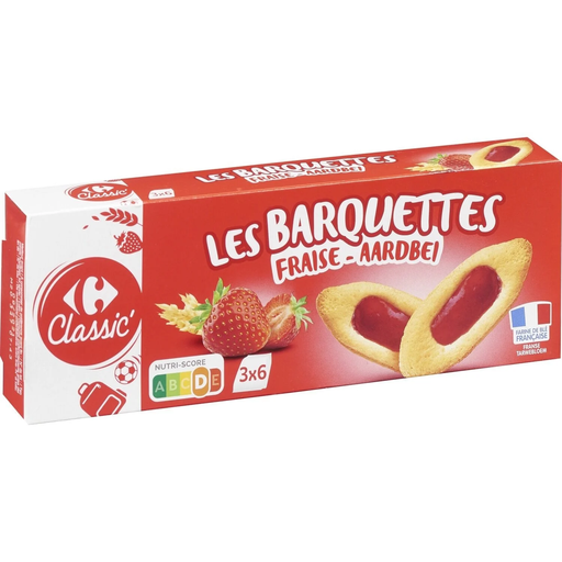 [3560071256791] CARREFOUR CLASSIC Biscuits à la fraise 120 g