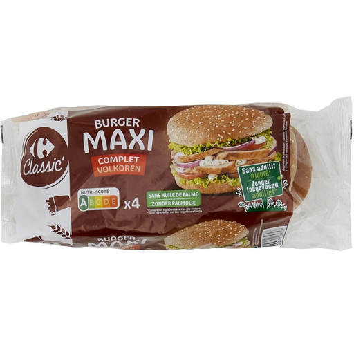 [3560071269708] CARREFOUR CLASSIC Maxi burger complets 330 g