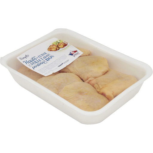 [3560071328276] SIMPL Chicken Thighs with Back Portion 1 kg