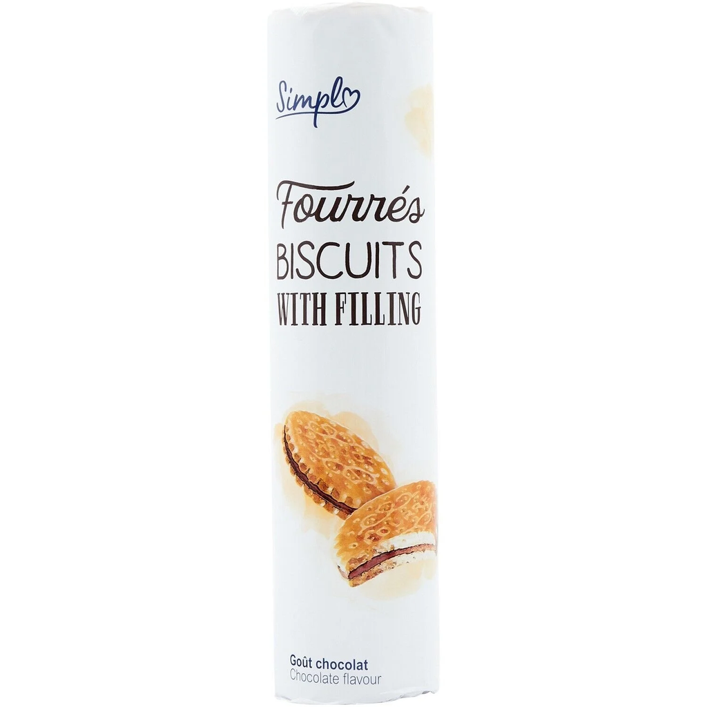 SIMPL Chocolate Flavored Filled Biscuits 500 g