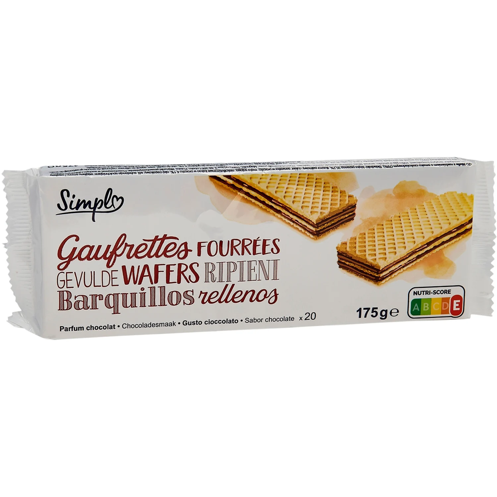 SIMPL Chocolate filled wafers 175 g