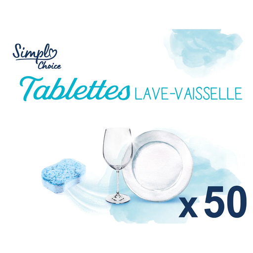 [3560071439217] SIMPL Tablettes Lave-vaisselle 50 tablettes de 10 g