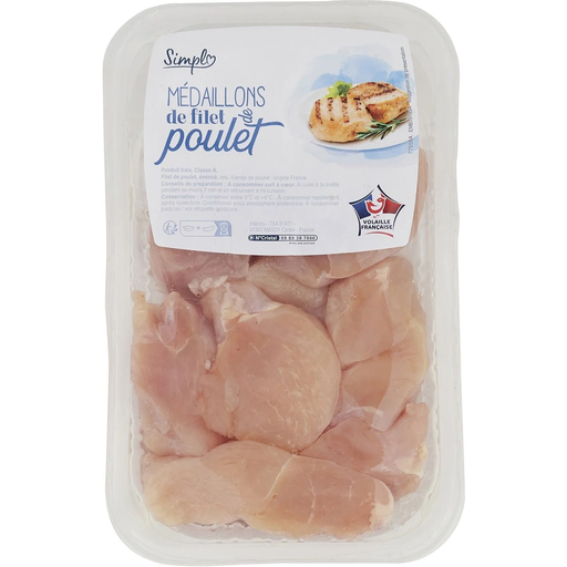 [3560071441777] SIMPL Chicken Fillet Medallions 400 g