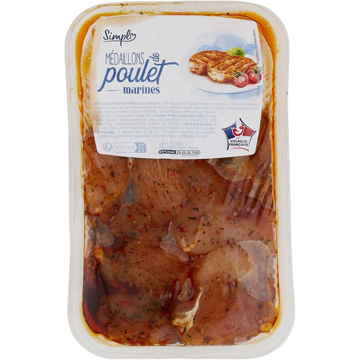 [3560071441807] SIMPL Marinated Chicken Medallions 500 g