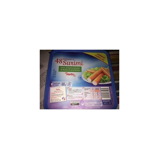 [3250391365982] NETTO 48 Surimi Sticks 800 g