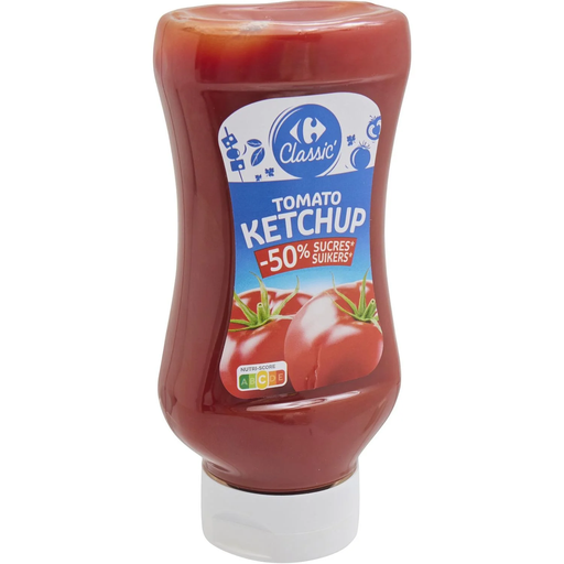 [3560071446482] CARREFOUR CLASSIC Ketchup 50% açúcares 530 g