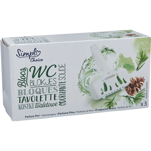 [3560071450885] SIMPL Bloco WC Aroma Pinheiro 3 x 40 g