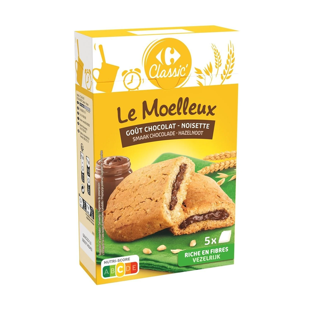 CARREFOUR CLASSIC Galletas chocolate avellanas 250 g