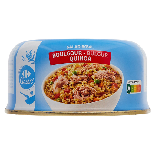 [3560071474454] CARREFOUR CLASSIC Tuna Salad with Bulgur and Quinoa 250 g