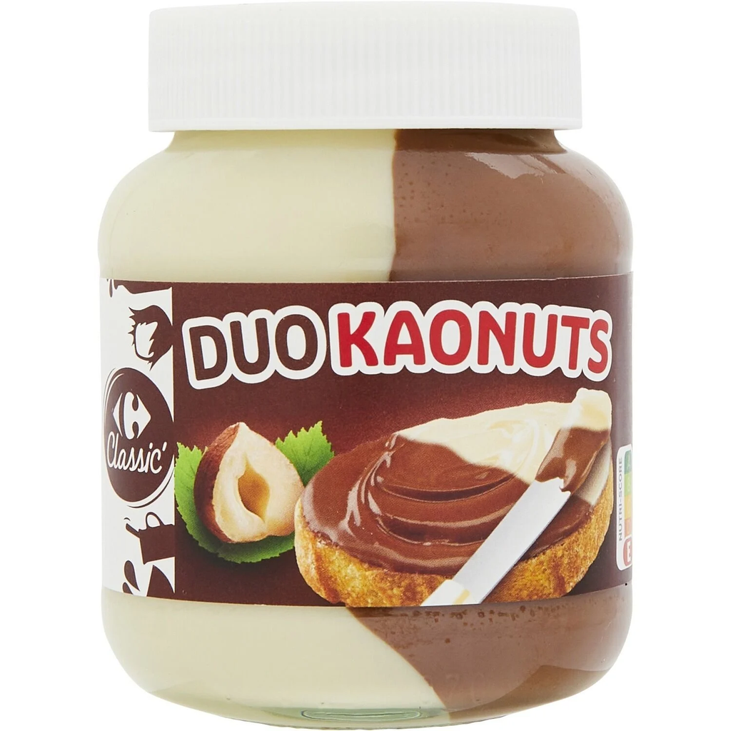 CARREFOUR CLASSIC Pâte à Tartiner Noisettes et Cacao Vanille 400 g