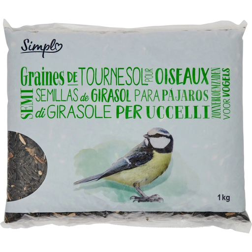 [3560071486167] SIMPL Semillas de Girasol Alimentación 1 kg