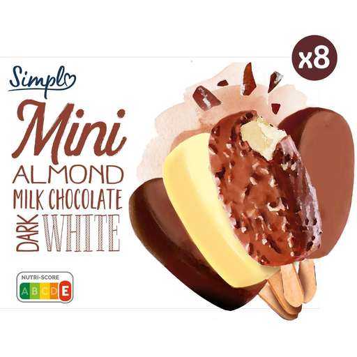 [3560071489441] SIMPL Helados Mini Polos Surtido 284 g