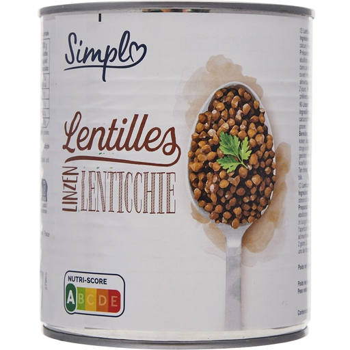 [3560071493912] SIMPL Lentils 530 g