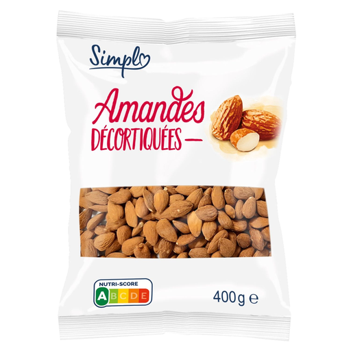 [3560071500009] SIMPL Shelled Almonds 400 g
