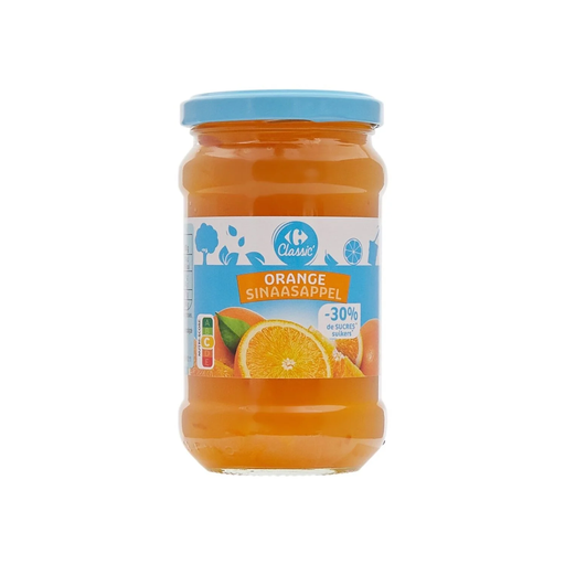 [3560071501549] CARREFOUR CLASSIC Marmelade orange allégée en sucres 340 g