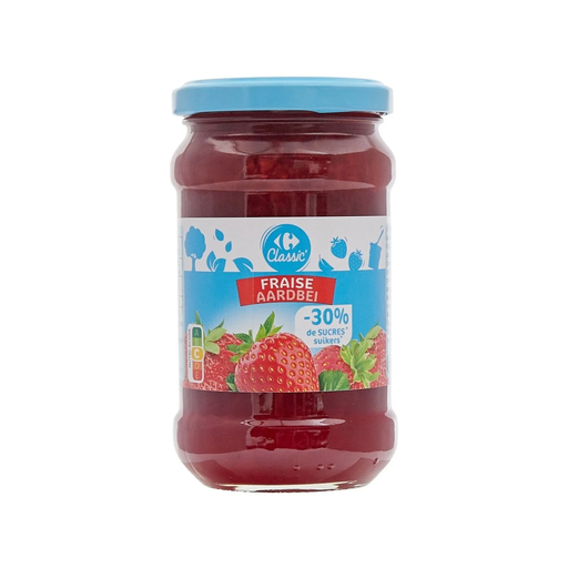 [3560071501570] CARREFOUR CLASSIC Confitura de morango reduzida em açúcar 340 g