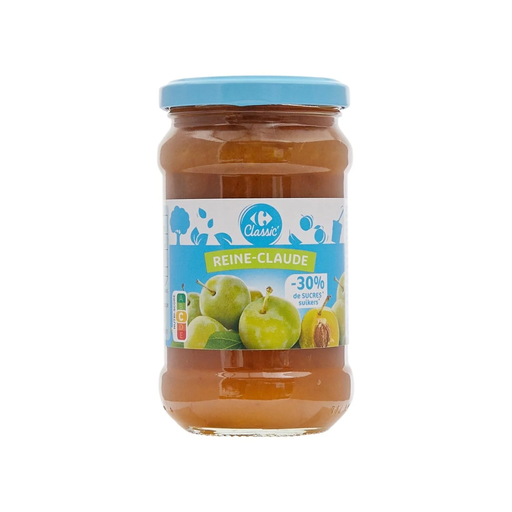 [3560071501662] CARREFOUR CLASSIC Confiture reine-claude allégée en sucres 340 g