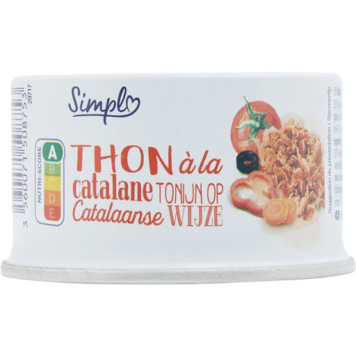 [3560071508753] SIMPL Tuna Flakes with Catalan Vegetables 135 g