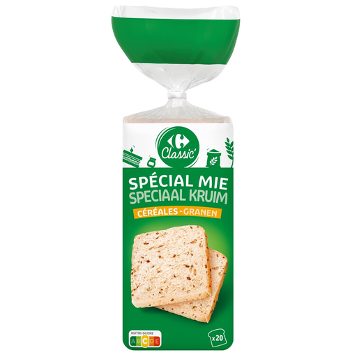 [3560071519032] CARREFOUR CLASSIC Pan de molde cereales 500 g