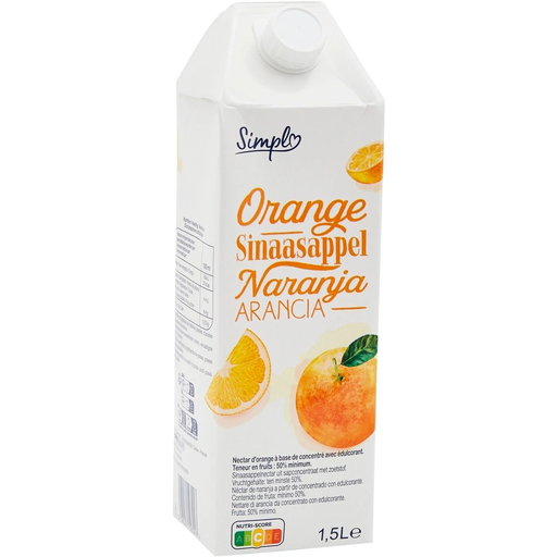 [3560071523947] SIMPL Néctar de laranja 1,5 L