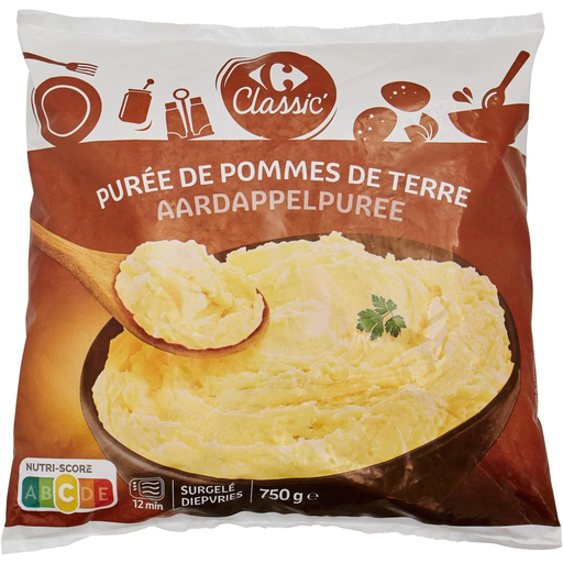 [3560071525545] CARREFOUR CLASSIC Purée de pommes de terre 750 g
