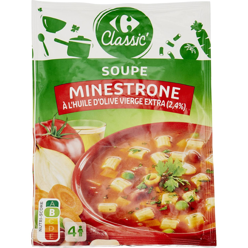 [3560071527617] CARREFOUR CLASSIC Sopa Desidratada Minestrone com Azeite 98 g