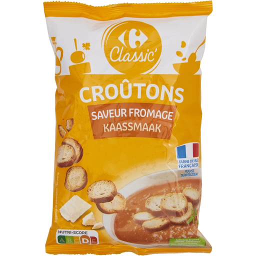[3560071527631] CARREFOUR CLASSIC Croûtons Fromage 90 g