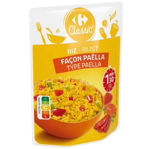[3560071527662] CARREFOUR CLASSIC Arroz micro-ondas express paella 250 g