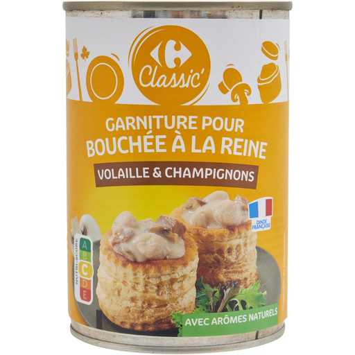 [3560071527921] CARREFOUR CLASSIC Filling for Puff Pastry Shells 400 g
