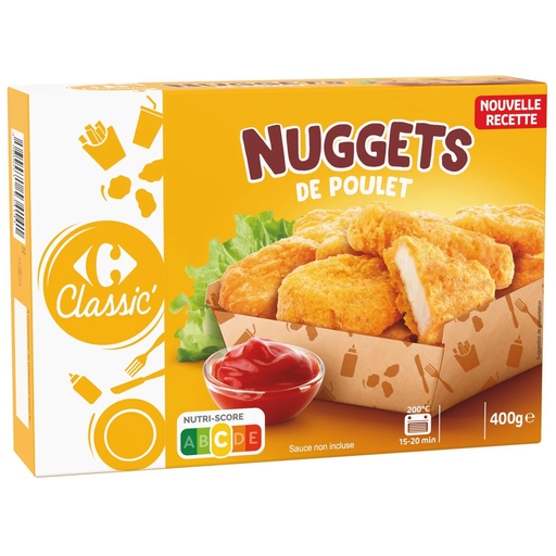 [3560071534141] CARREFOUR CLASSIC Chicken Nuggets 400 g