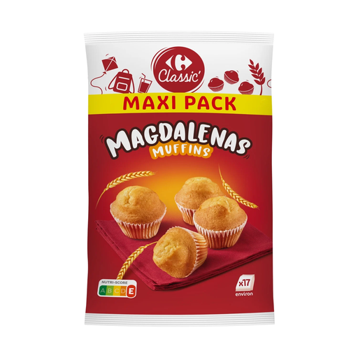 [3560071547097] CARREFOUR CLASSIC Muffins Magdalenas 615 g