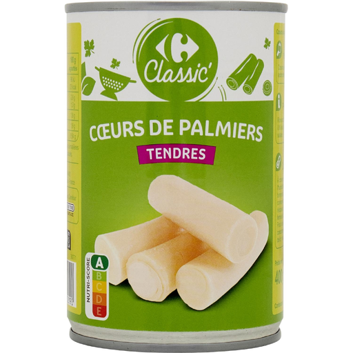 [3560071552190] CARREFOUR CLASSIC Corações de palmito 220 g
