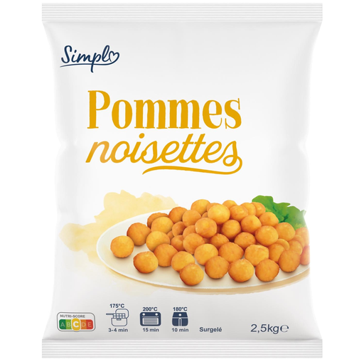 [3560071554286] SIMPL Pommes noisettes 2,5 kg
