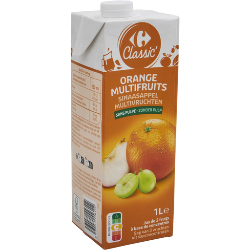[3560071556112] CARREFOUR CLASSIC Sumo Multifrutas 1 L