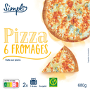 SIMPL Pizza 6 Quesos 680 g
