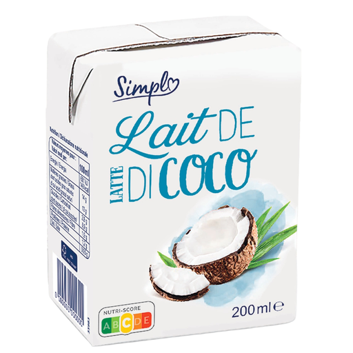 [3560071561482] SIMPL Leite de coco 200 ml