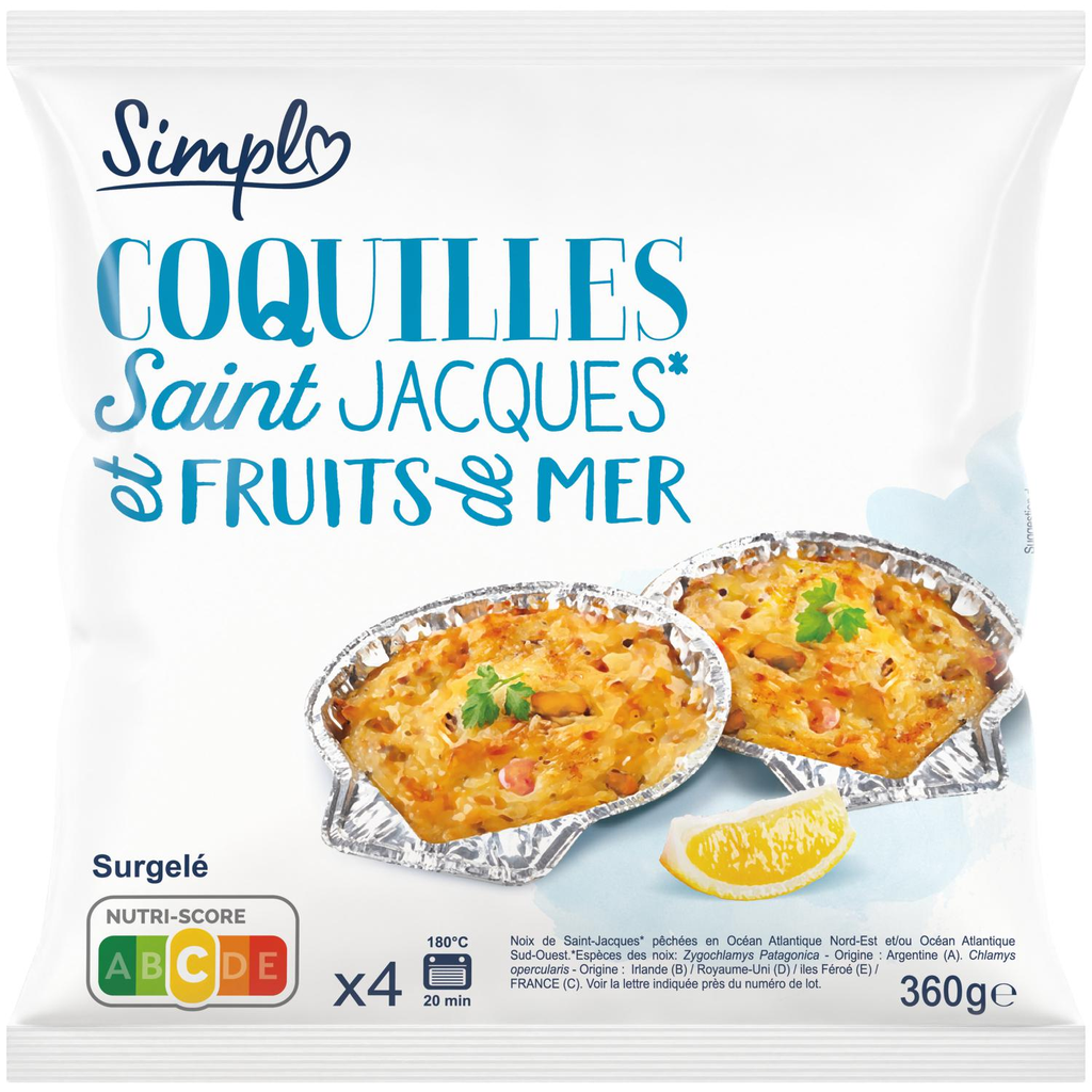 SIMPL Seafood Shells 360 g